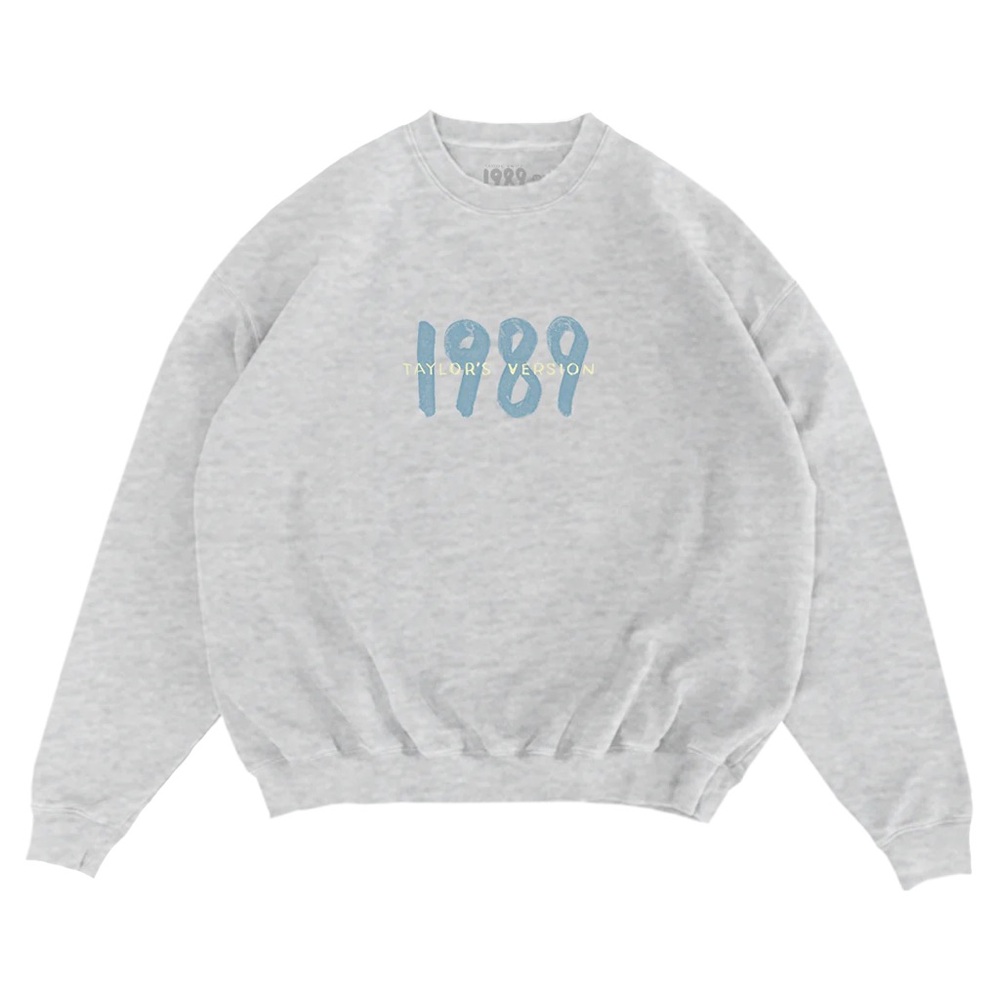 1989 Taylor Swift Gray Sweatshirt Spotify Exclusive
